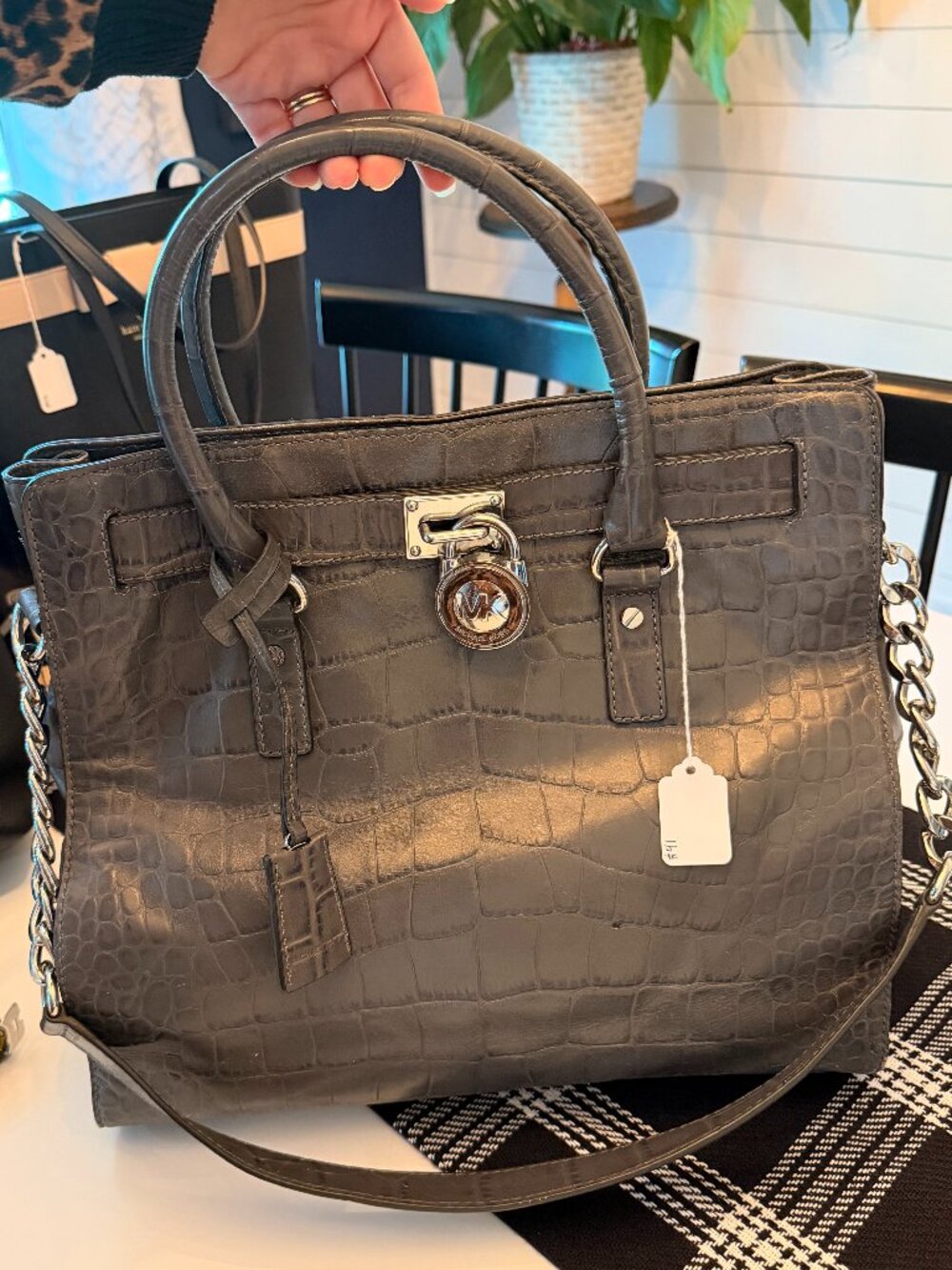 Michael Kors Grey Purse